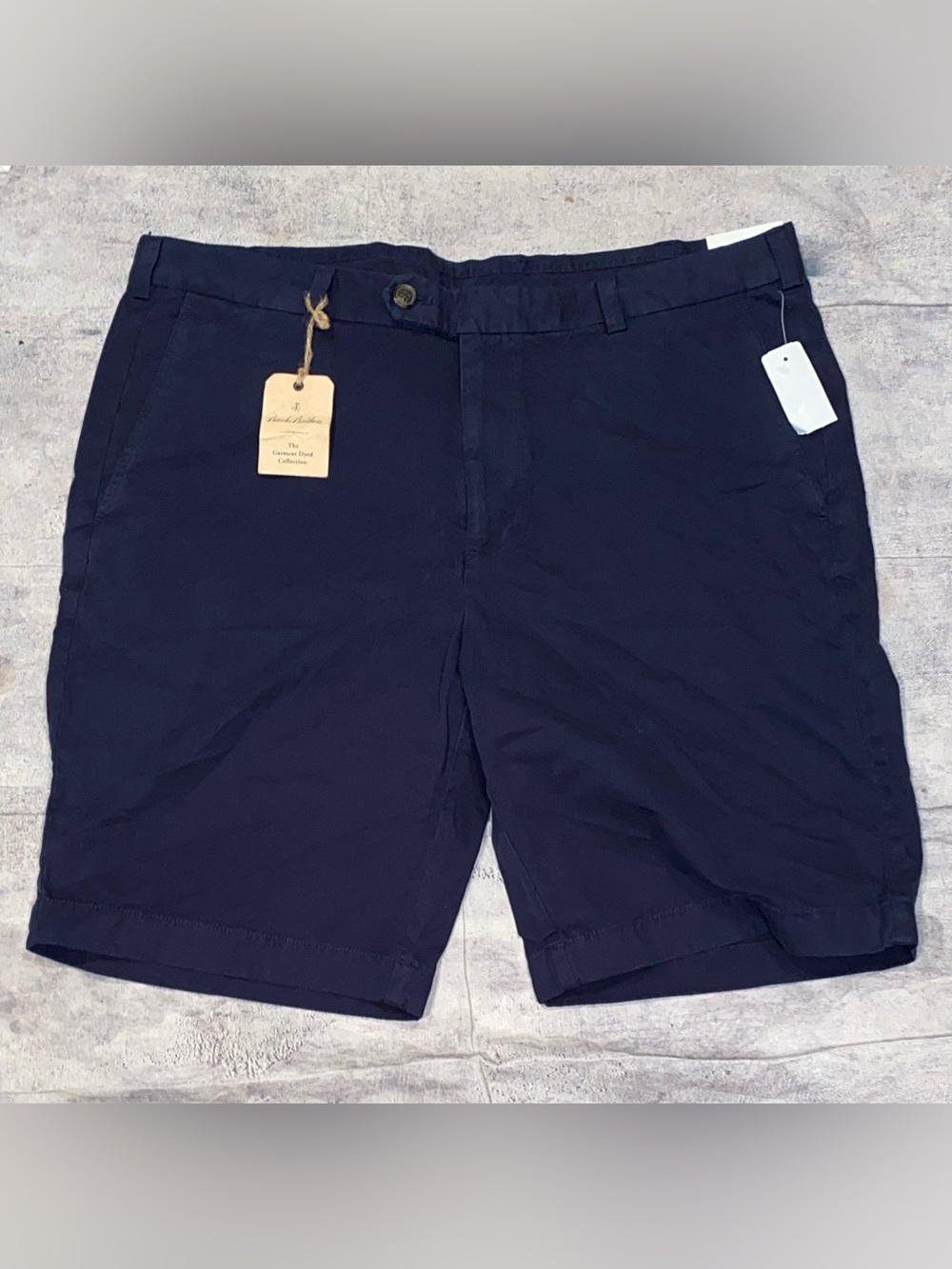NWT NEW Brooks Brothers Garment Dyed Wash Bermuda Shorts Cotton 38 Men’s 10” In